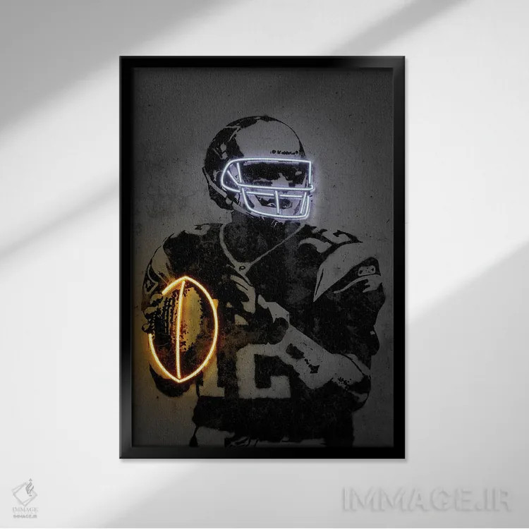 تابلو دکوراتیو بریدی اثر اکتاویان میلو - نمای قابدار مشکی