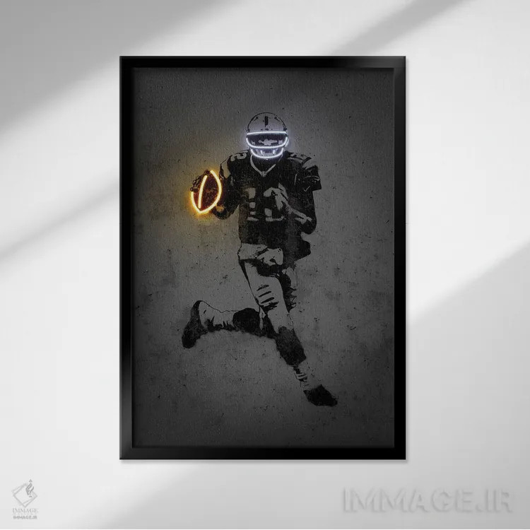 تابلو دکوراتیو تام بی اثر اکتاویان میلو - نمای قابدار مشکی