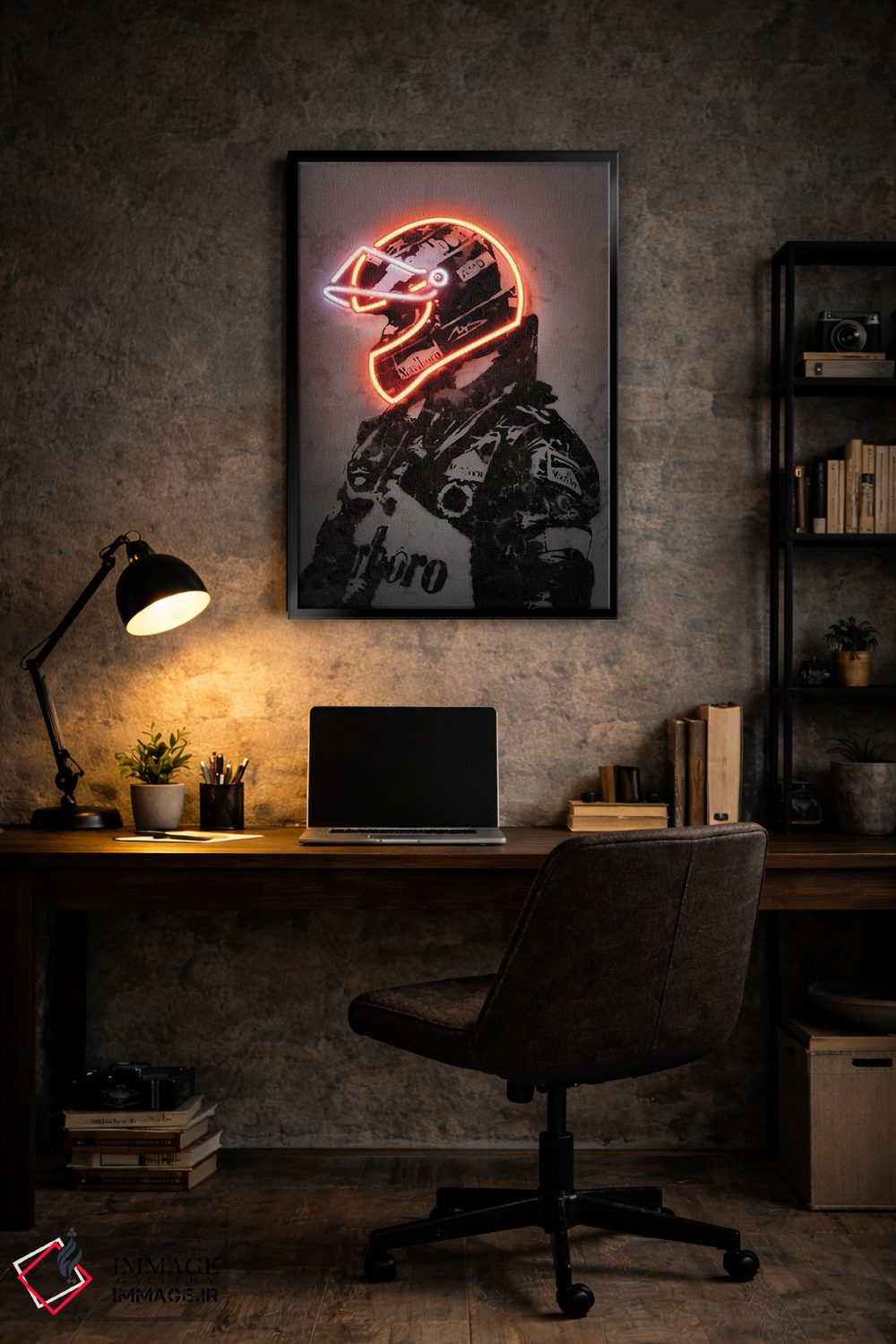 تابلو دکوراتیو شوماخر اثر اکتاویان میلو - D6B