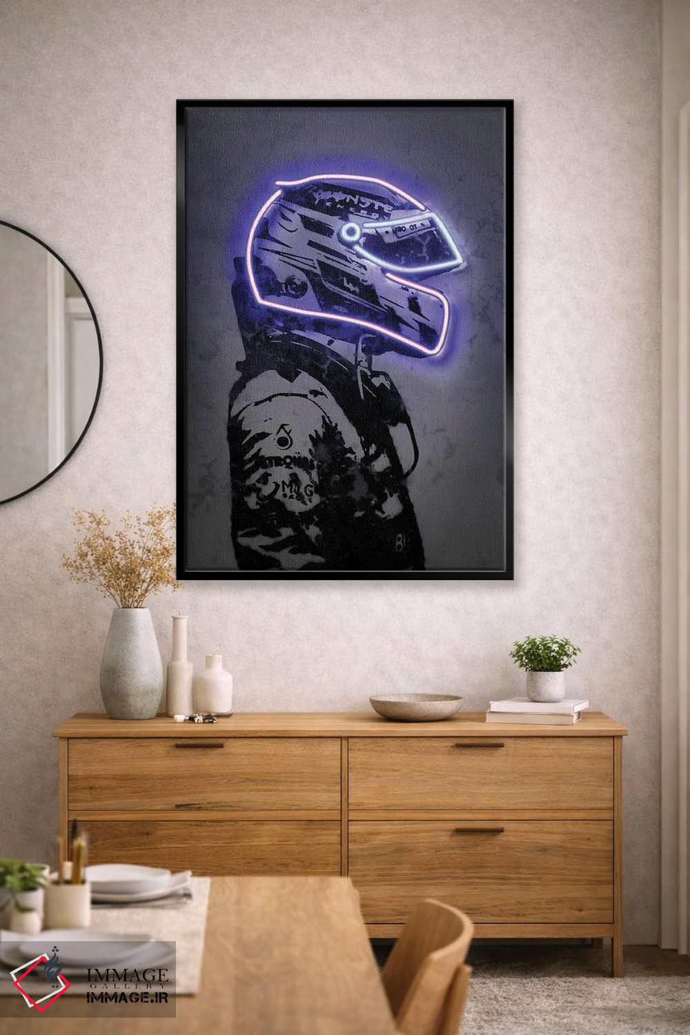 تابلو دکوراتیو همیلتون اثر اکتاویان میلو - D3B