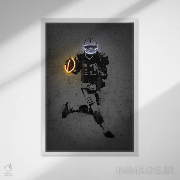 تابلو دکوراتیو تام بی اثر اکتاویان میلو - نمای قابدار سفید