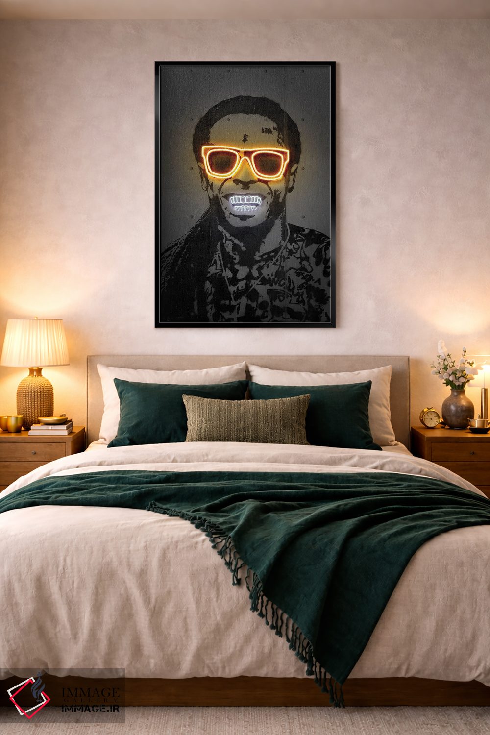 تابلو دکوراتیو لیل وین اثر اکتاویان میلو - D5B