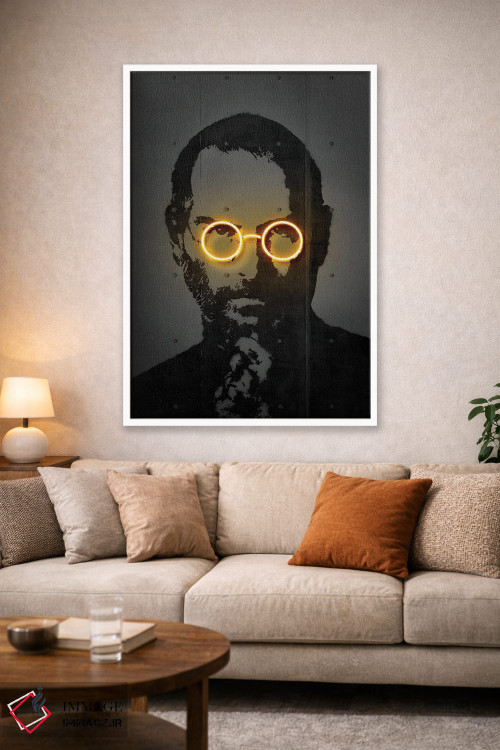 تابلو دکوراتیو جابز اثر اکتاویان میلو - D1W