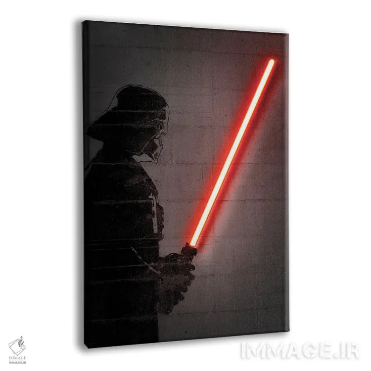 تابلو دکوراتیو دارت ویدر اثر اکتاویان میلو - نمای پرسپکتیو محصول