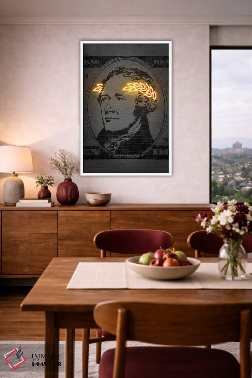 تابلو دکوراتیو الکساندر همیلتون اثر اکتاویان میلو - D2W