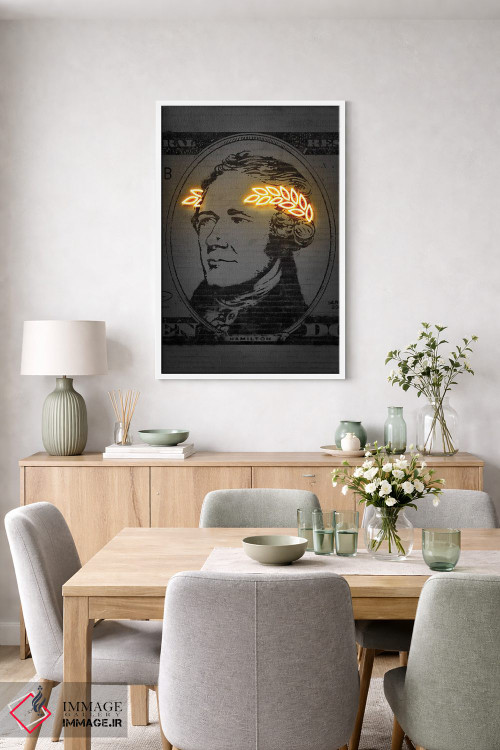 تابلو دکوراتیو الکساندر همیلتون اثر اکتاویان میلو - D5W