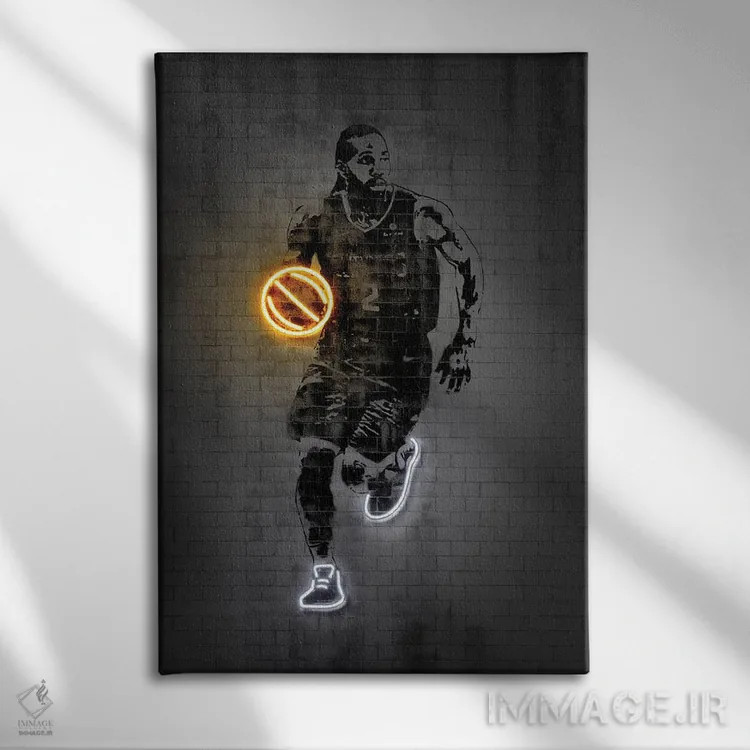 تابلو دکوراتیو کاوی لئونارد اثر اکتاویان میلو - نمای روبهرو روی دیوار