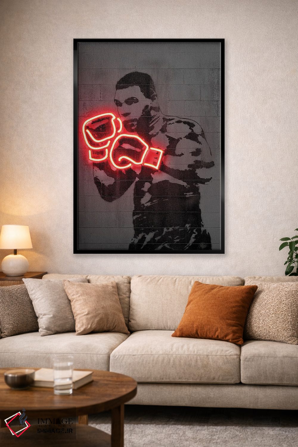 تابلو دکوراتیو مایک تایسون اثر اکتاویان میلو - D1B