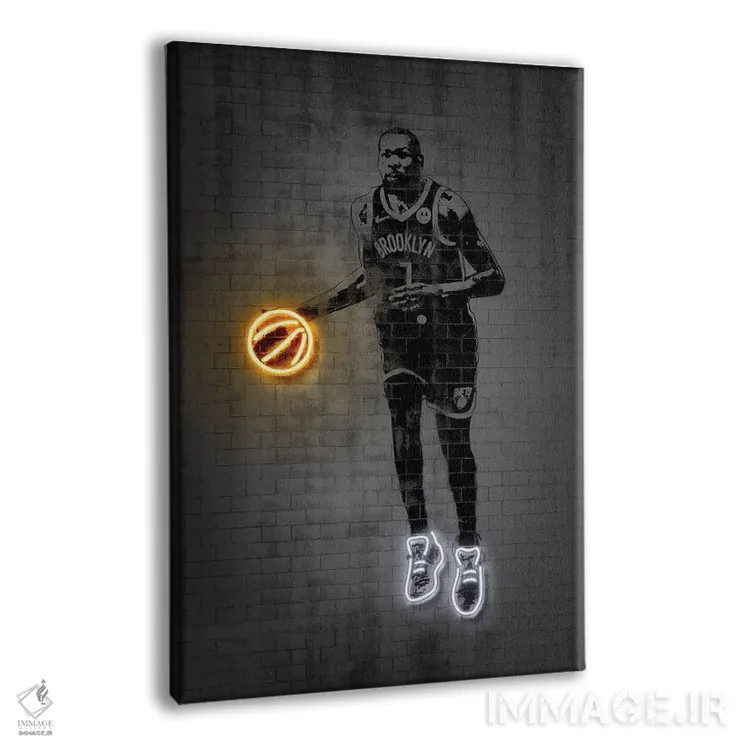 تابلو دکوراتیو کوین دورنت اثر اکتاویان میلو - نمای پرسپکتیو محصول