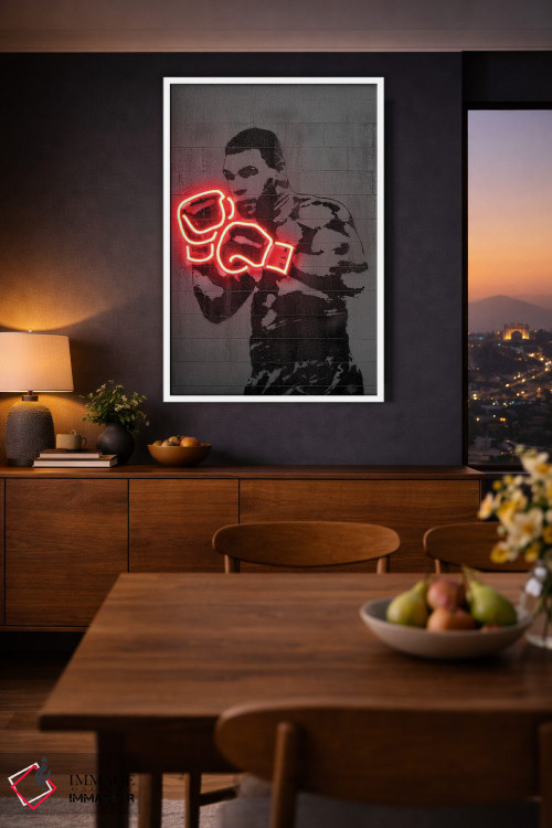 تابلو دکوراتیو مایک تایسون اثر اکتاویان میلو - D3W