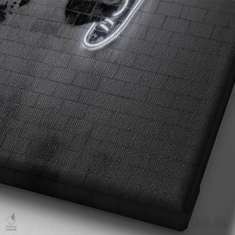 تابلو دکوراتیو کایری اروینگ اثر اکتاویان میلو - نمای نزدیک بافت بوم