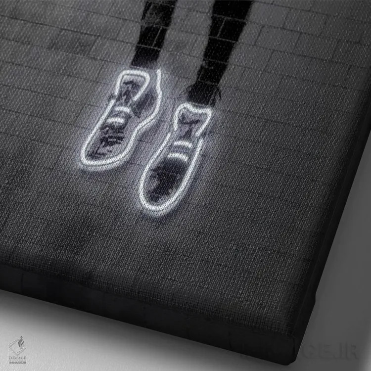 تابلو دکوراتیو کوین دورنت اثر اکتاویان میلو - نمای نزدیک بافت بوم