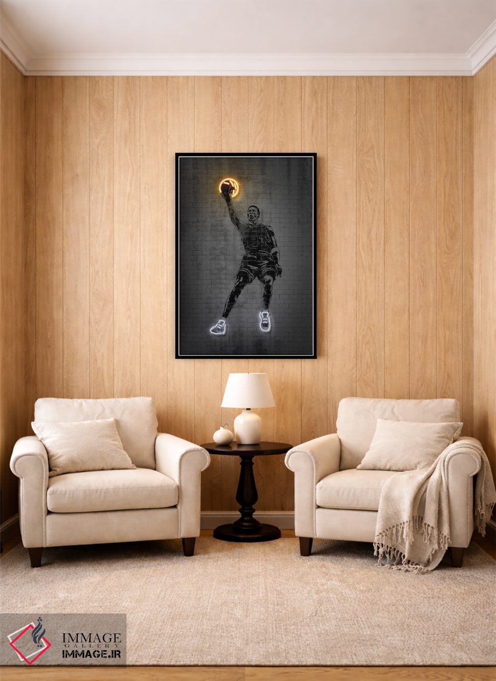 تابلو دکوراتیو اسکاتی پیپن اثر اکتاویان میلو - D4B