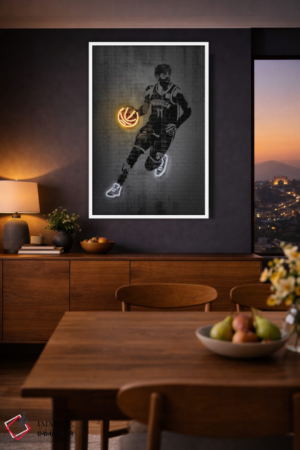 تابلو دکوراتیو کایری اروینگ اثر اکتاویان میلو - D3W