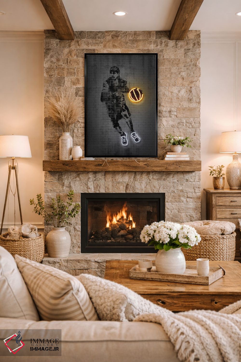 تابلو دکوراتیو آلن آیورسن اثر اکتاویان میلو - D2B