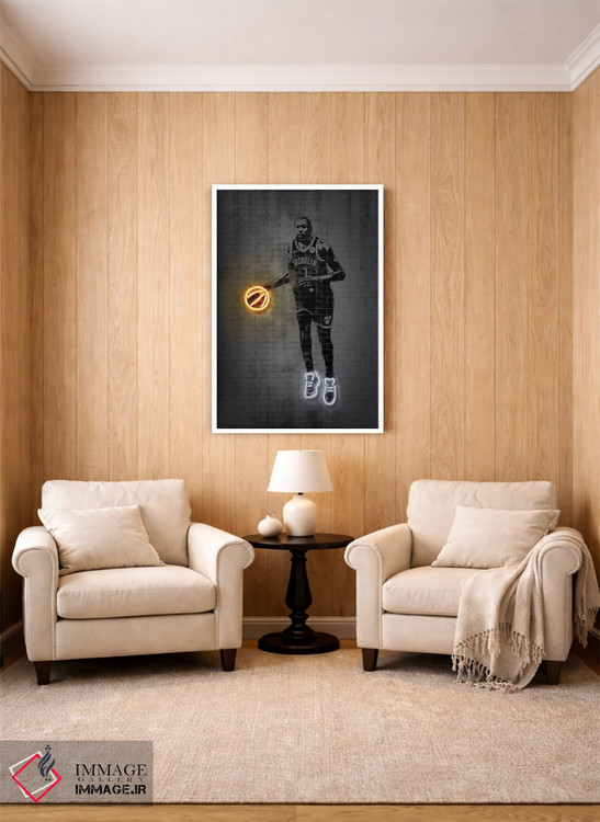 تابلو دکوراتیو کوین دورنت اثر اکتاویان میلو - D1W