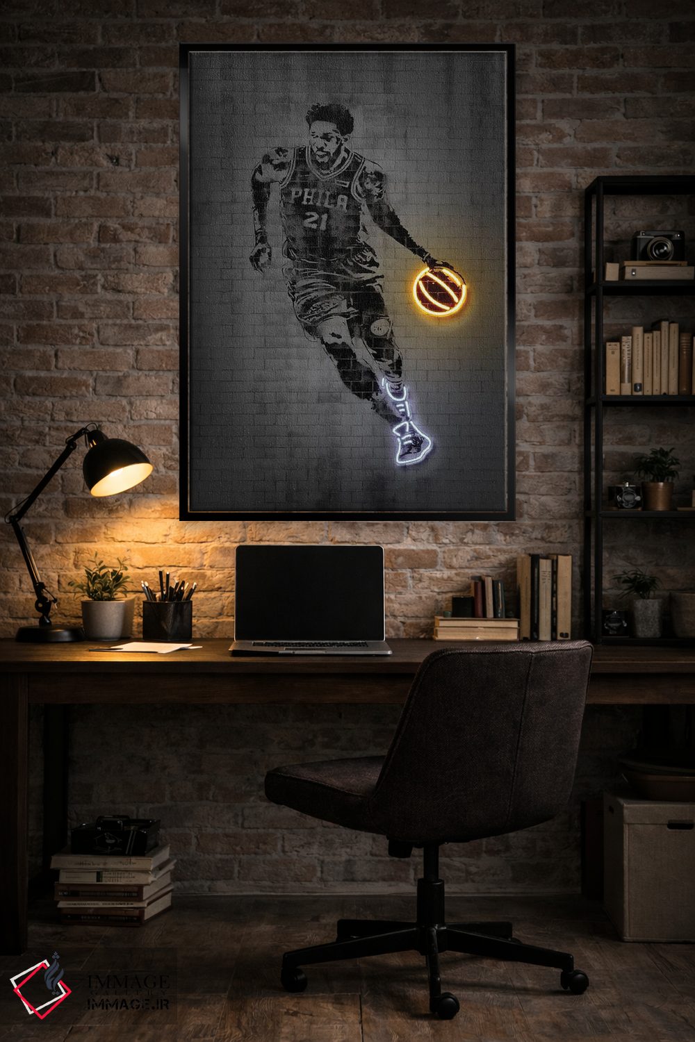 تابلو دکوراتیو جوئل امبید اثر اکتاویان میلو - D3B