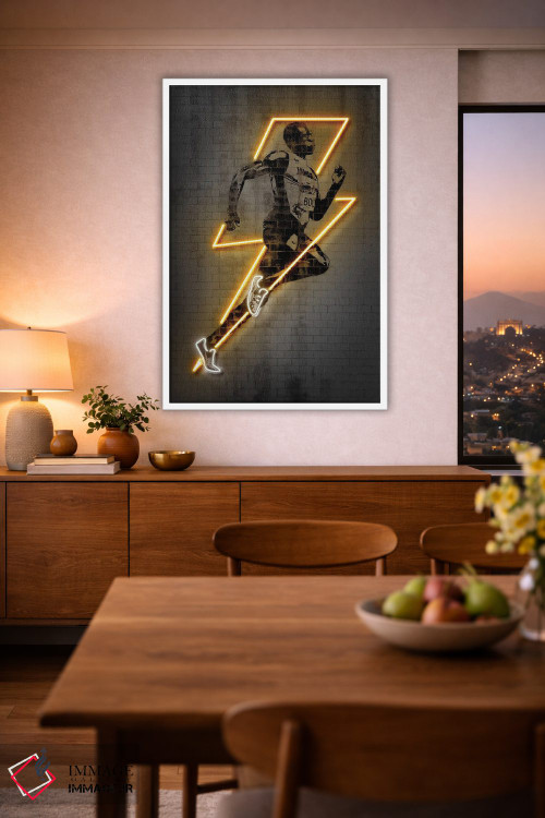 تابلو دکوراتیو یوسین بولت اثر اکتاویان میلو - D2W