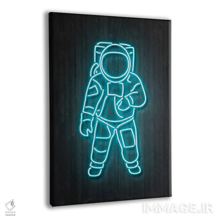 تابلو دکوراتیو فضانورد اثر اکتاویان میلو - نمای پرسپکتیو محصول