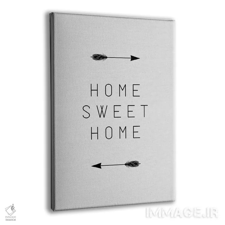 تابلو مینیمال پیکان "خانه ی عزیز من" اثر اورارا استودیو - نمای پرسپکتیو محصول