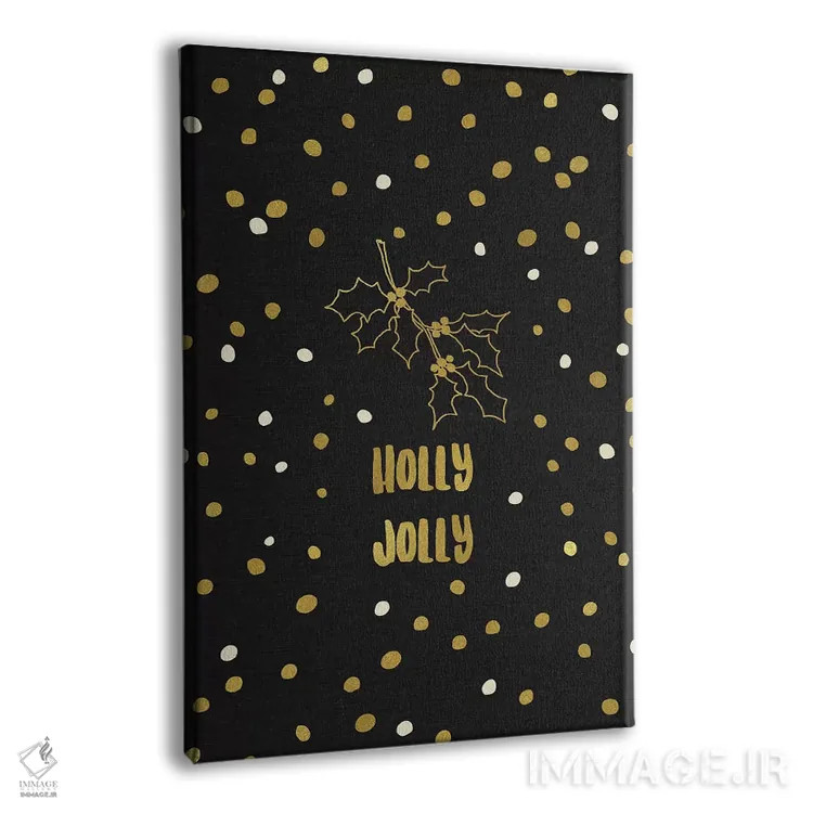 تابلو دکوراتیو شاد و شنگول طلایی اثر اورارا استودیو - نمای پرسپکتیو محصول