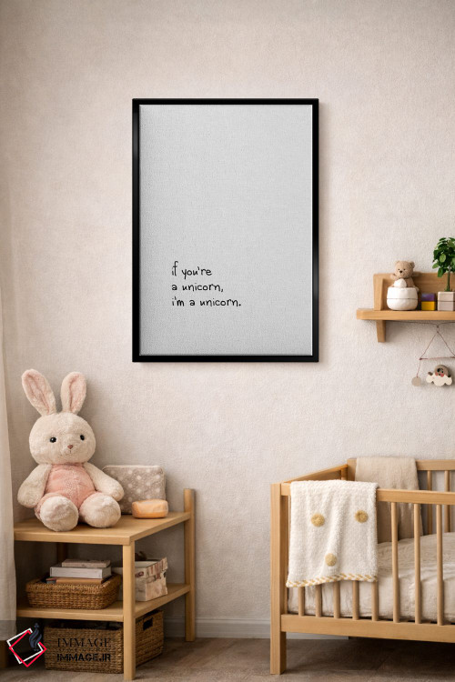 تابلو مدرن اگه تو یه تک شاخی اثر اورارا استودیو - D4B