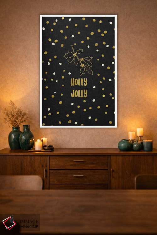 تابلو دکوراتیو شاد و شنگول طلایی اثر اورارا استودیو - D1W