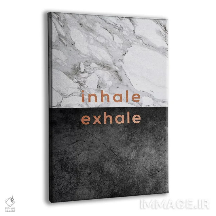 تابلو مدرن دم و بازدم اثر اورارا استودیو - نمای پرسپکتیو محصول