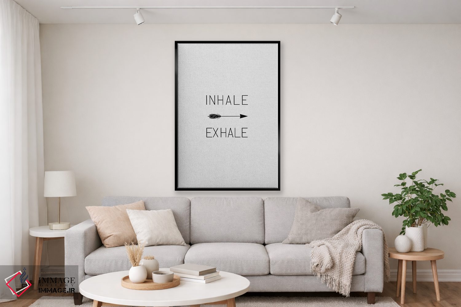 تابلو مینیمال دم و بازدم اثر اورارا استودیو - D2B
