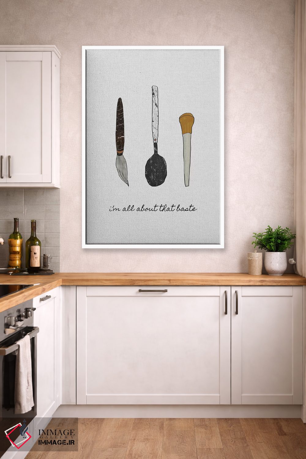 تابلو مینیمال همه چی درباره سس پخت اثر اورارا استودیو - D3W