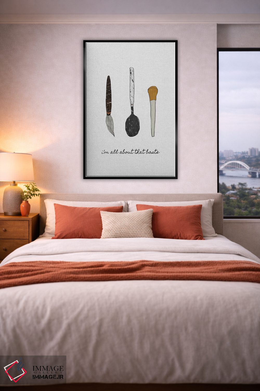 تابلو مینیمال همه چی درباره سس پخت اثر اورارا استودیو - D4B