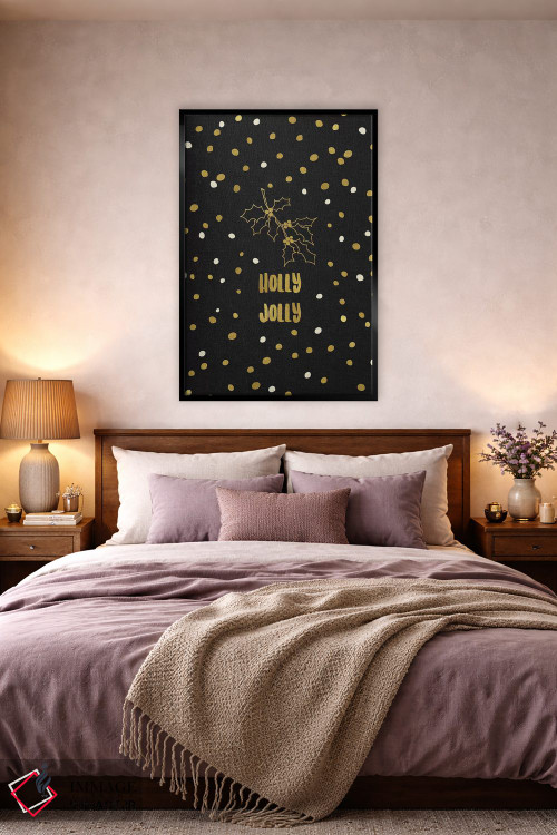 تابلو دکوراتیو شاد و شنگول طلایی اثر اورارا استودیو - D4B