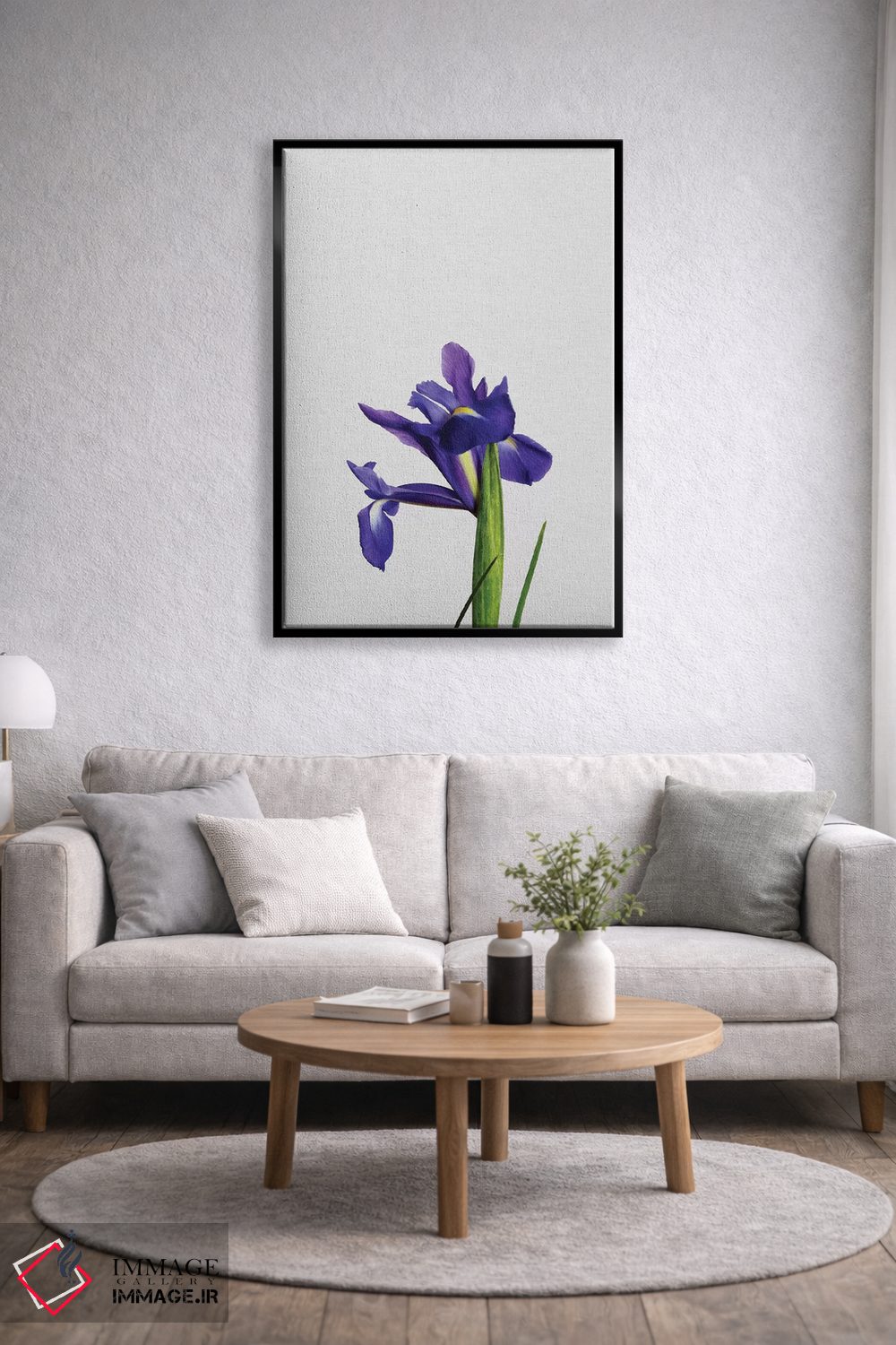 تابلو مینیمال زنبق اثر اورارا استودیو - D3B