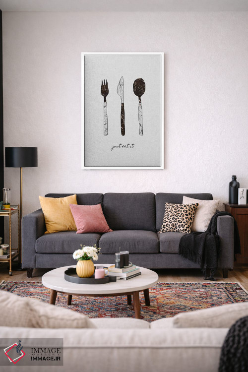 تابلو مینیمال فقط بخورش اثر اورارا استودیو - D2W