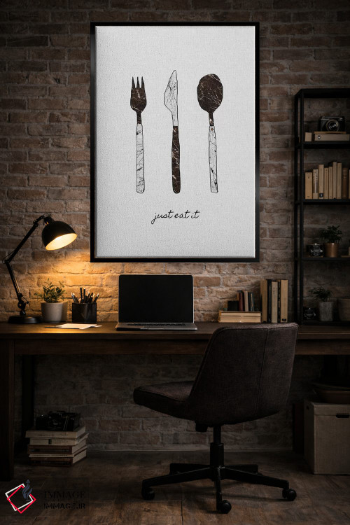 تابلو مینیمال فقط بخورش اثر اورارا استودیو - D4B