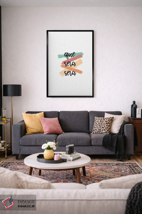 تابلو مینیمال هر چه بادا باد اثر اورارا استودیو - D3B