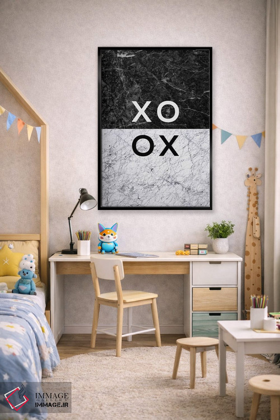 تابلو مدرن XO اثر اورارا استودیو - D2B