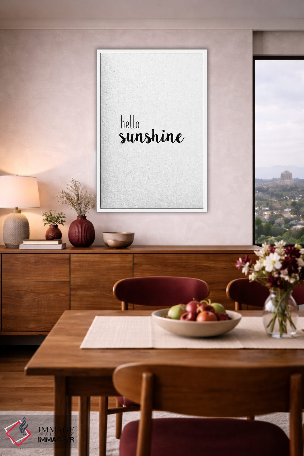 تابلو دکوراتیو سلام خورشید اثر اورارا استودیو - D3W