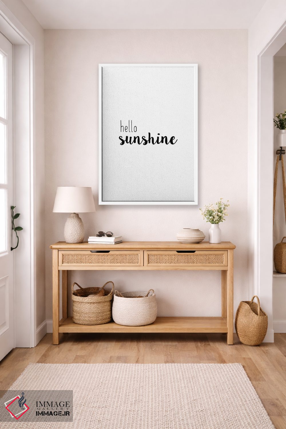 تابلو دکوراتیو سلام خورشید اثر اورارا استودیو - D6W