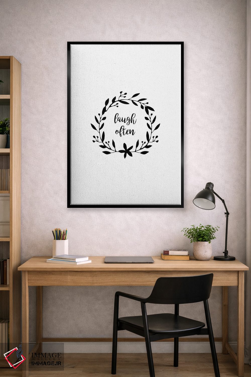 تابلو مینیمال زیاد بخند اثر اورارا استودیو - D3B