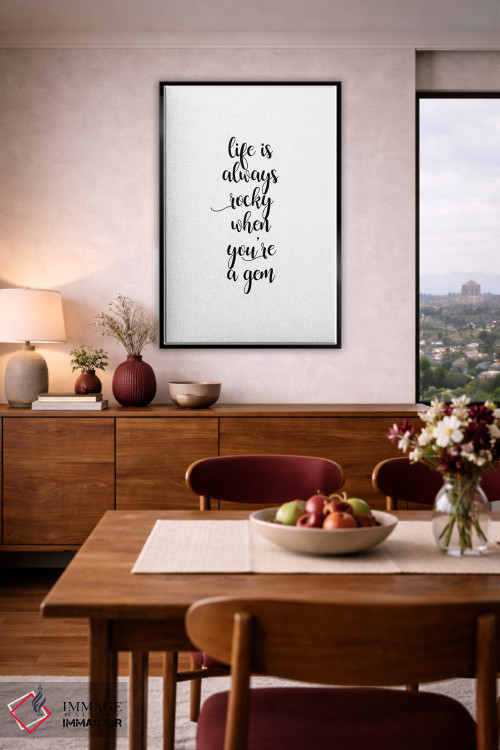 تابلو دکوراتیو زندگی پرفراز و نشیبه اثر اورارا استودیو - D3B