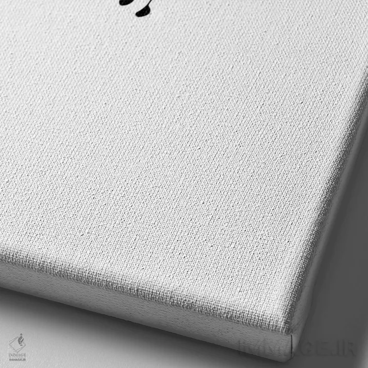 تابلو مینیمال با این حال او ادامه داد اثر اورارا استودیو - نمای نزدیک بافت بوم