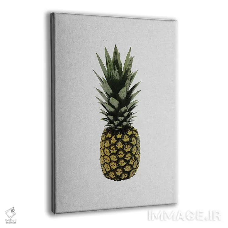 تابلو مینیمال آناناس ۱ اثر اورارا استودیو - نمای پرسپکتیو محصول