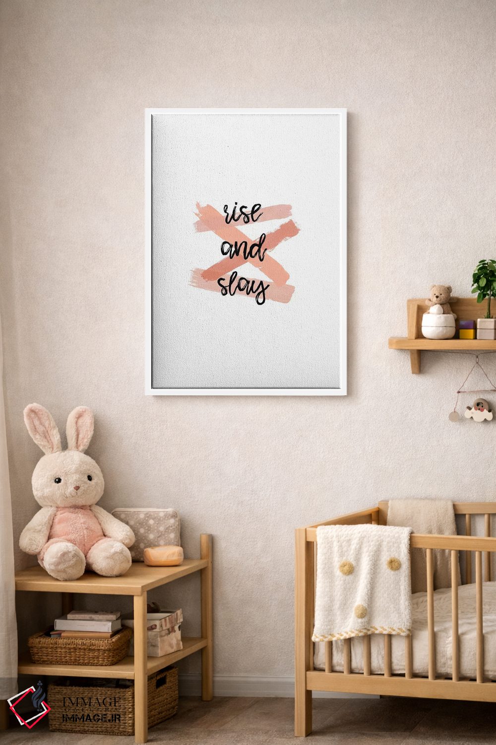 تابلو مینیمال برخیز و بدرخش اثر اورارا استودیو - D3W