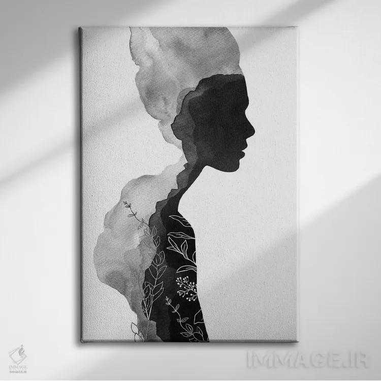 تابلو دکوراتیو او اثر اورارا استودیو - نمای روبهرو روی دیوار