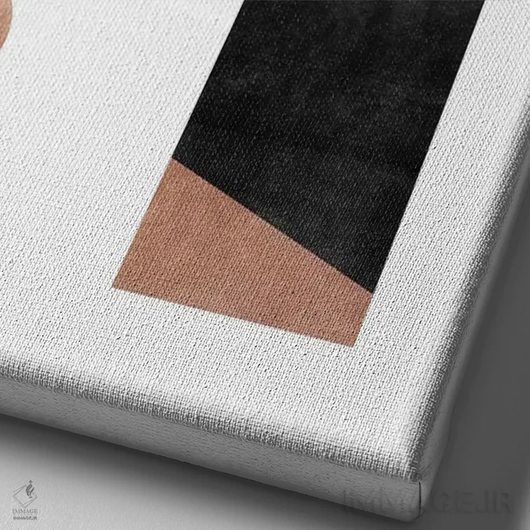 تابلو دکوراتیو فسیفه فیل ۲ اثر اورارا استودیو - نمای نزدیک بافت بوم