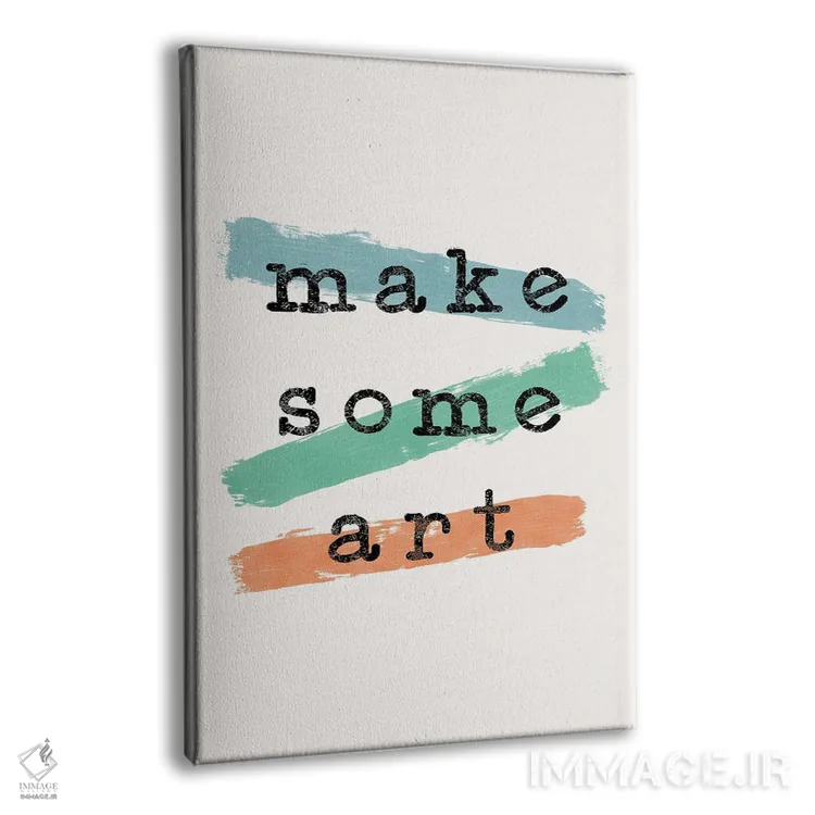 تابلو مینیمال کمی هنر خلق کن اثر اورارا استودیو - نمای پرسپکتیو محصول