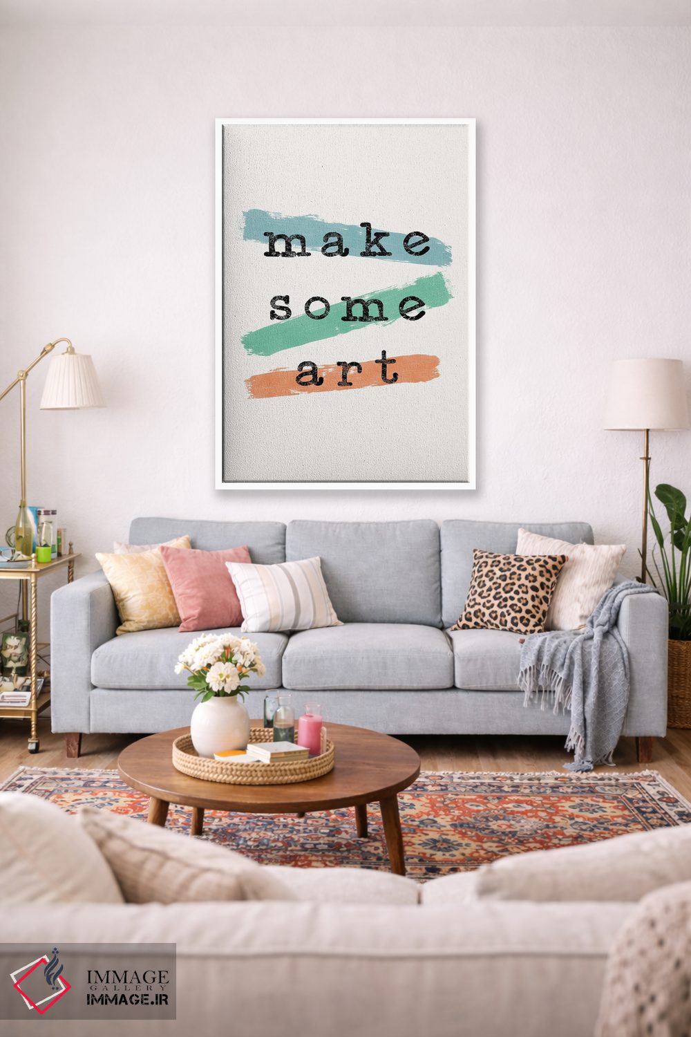 تابلو مینیمال کمی هنر خلق کن اثر اورارا استودیو - D1W
