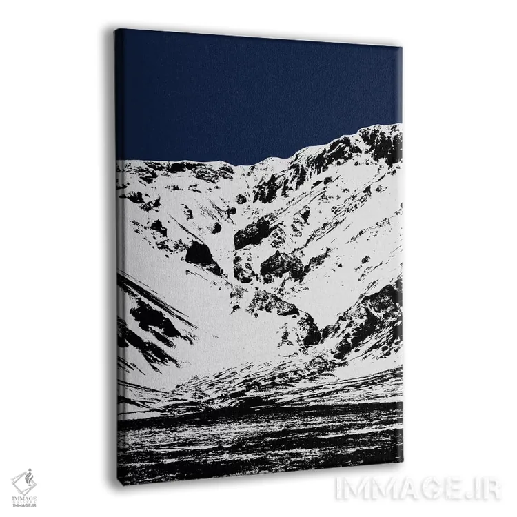 تابلو مدرن کوه آبی ۲ اثر اورارا استودیو - نمای پرسپکتیو محصول