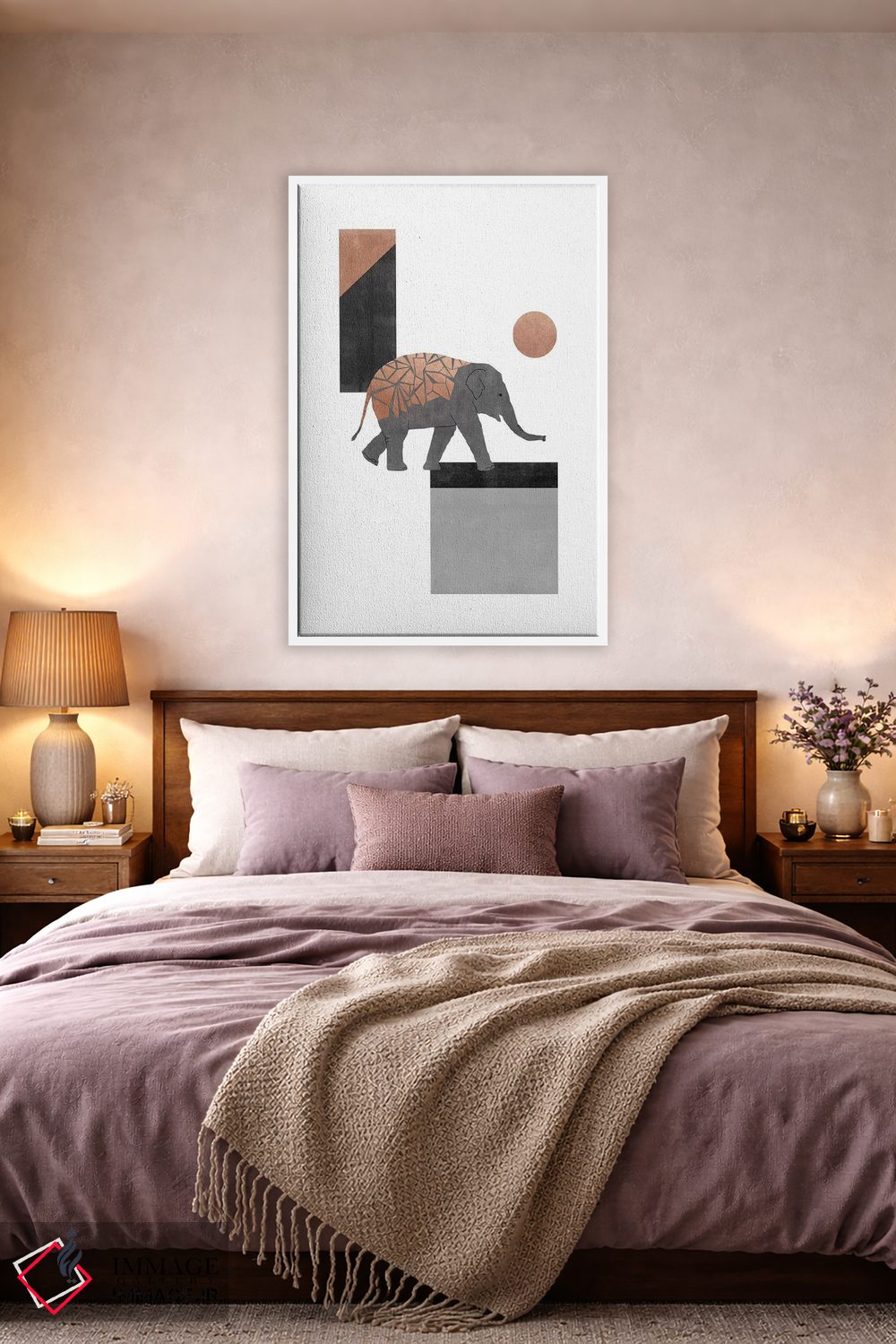 تابلو دکوراتیو فسیفه فیل ۱ اثر اورارا استودیو - D3W